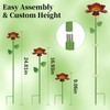 Retyion 6 Pack Bee Watering Station - Flowers Butterfly Feeder,