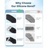 BlackPro 2 Pack Silicone Band Compatible with Hume Band Replacement