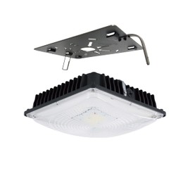 NEW SOONLED LED Canopy Lights 70W, AC100-277V,8750Lumens 5000K, ETL & DLC Listed 5-Year Warranty,Waterproof IP65 Canopy LED Light, Square Led Canopy Light Fixture