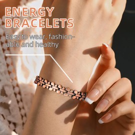 Butterfly Magnetic Bracelets for Women, Copper Bracelet Magnetic Therapy Lymphatic Drainage Detoxification with Neodymium Magnets, Adjustable Bracelet for Ladies and Girls Birthday Gifts (copper)