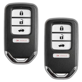 KeylessKing* 2 Replacement For Honda Accord Key Fob CWTWB1G0090 4 Button No Memory 2018-2022
