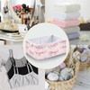 CZXW Pink Bows Storage Bins Cube Foldable Storage Baskets Bin