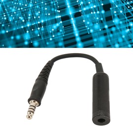 Pissente U174 Military to Civil Adapter for Comtac, MSA Sordin, TCI Hi Threat & More - PTT Compatible, HiFi Sound, Rugged Design