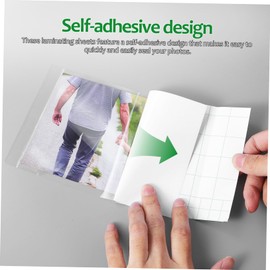 CAXUSD 50Sheets Self Laminating Photo Pouches Laminate for Easy Photo Protection and Preservation No Machine Required for Scrapbooking and Crafts