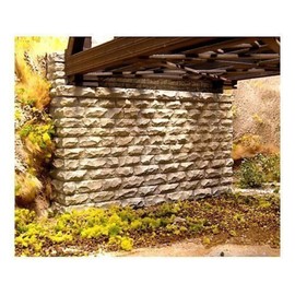 Chooch Enterprises HO Scale Double Cut Stone Bridge Abutment