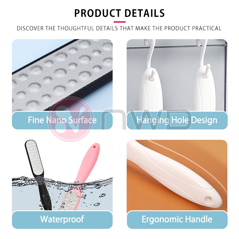 《 𝗗𝗢𝗨𝗕𝗟𝗘 𝗦𝗜𝗗𝗘𝗗 》 Foot File Callus Remover Dead Skin