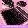 Eyelash Extensions Set, 200 Pieces, Fluffy Artificial Eyelash Clusters, Lashes