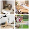 Loving Pair of Elephant Decor Small Gold Elephant Statues for