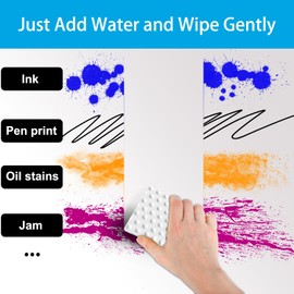 SmilinFit Magic Sponge Erasers, 20 Pack 2X Density Stronger Melamine Sponge Foam Pads, Multi-Functional Household Cleaning Supplies Cleaner for Kitchen, Bathroom, Bathtub, Sink, Wall Cleaner