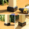 Prinfort 4"x4" (Actual: 3.5"x3.5") Deck Post Base Covers Aluminum, Split