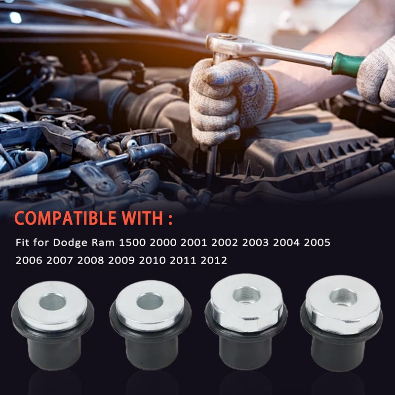 4PCS Steering Rack and Pinion Mount Bushing Compatible with 2000-2012