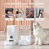 PAWGETHER® 2 Pack Gravity Cat Feeder and Water Dispenser 1