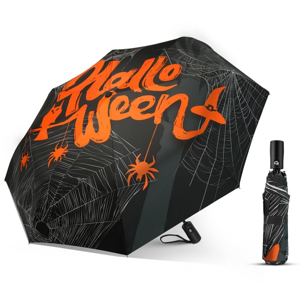 Natuquebrela Compact Foldable Automatic Umbrella - Portable Travel Umbrella for
