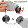 72 mm camera lens cap, lens cap or centre pinch