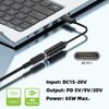 FASTELECTRIC 7.4mm Laptop Charging Adapter Female DC 7.4 x 5.0mm