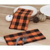 PurpleEssences Buffalo Plaid Cloth Napkins - Mitered Corners - Spring