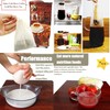 AUXIN Nut Milk Bags,100% Cotton Cheesecloth Bags,Yogurt/Coffee/Tea Strainer,Reusable Almond Milk,Oat