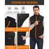 Heated Vest For Men Women, Mens Double Switch Heated Vest