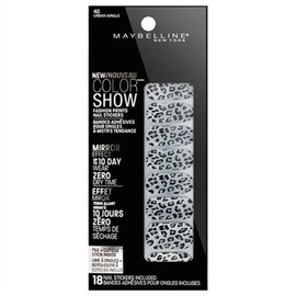 Maybelline Limited Edition Color Show Fashion Prints Mirror Effect Nail Stickers - 40 Urban Jungle