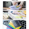 2 Pack Flash Card Holder Rainbow 13 Pockets A6 Accordon