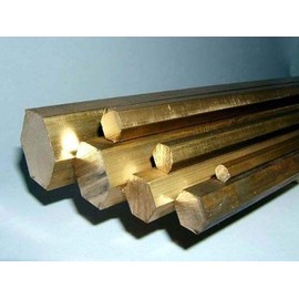 Maidstone Engineering Brass Hexagonal 1/4" (06.3mm)