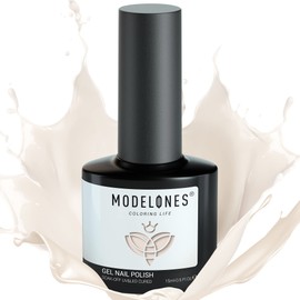Modelones Gel Nail Polish, 15ML Natural Nude Gel Polish Soak Off LED Skin Tones Color Gel Polish, 0.5 Fl Ounce