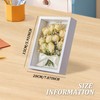 Shadow Box 6x8 Artificial Board White Shadow Box Frame Tabletop/Hanging