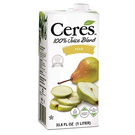 Ceres 100% All Natural Pure Fruit Juice Blend, Pear - Gluten Free, Rich in Vitamin C, No Added Sugar or Preservatives, Cholesterol Free - 33.8 FL OZ (Pack - 1)