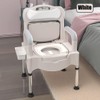 Bedside Commodes, Bedside Toilet, Commode Chair, Height Adjustable Adult Potty