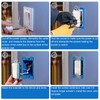 4pcs Electrical Box Extenders, 1/4" Receptacle Outlet Box Extenders Single
