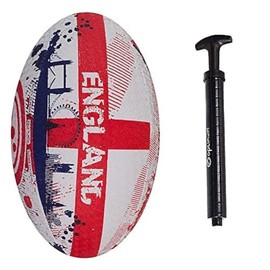 OPTIMUM Nation Rugby Ball - England - 3 - With Pump