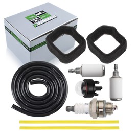 partszen Air Filter Fuel Line for Toro 51954 51984 51985 Blower 51930 51930A 51932 51952 51954 51955 51990 51990A Trimmer Homelite BM254BV SC254BV with Spark Plug Primer Bulb