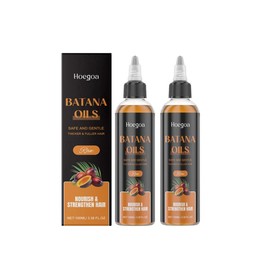 Hoegoa Arctic Beauty All-in-One LiquidBatana Oil (3.38 oz.)-100% Pure and UnrefinedHonduran Oil with Rosemary, Castor, & PumpkinSeed Oil - For Scalp and Hair Health Thickening Deep Conditioning - Color Clas: 100ml*2pcs