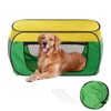 OMAGAI Cat Dog Playpen, Puppy Kitten Pet Playpen Indoor/Outdoor,Portable Soft Pop Up Dog Kennel Crate with Zipper Cover Door/Carrying Case