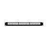 Navepoint 24-Port Cat5/Cat5e/Cat6 Ethernet Patch Panel for 19-Inch Wallmount Or