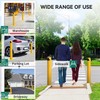 YITAHOME Safety Bollard Post, 42" x 4.5" Steel Bollards for