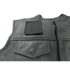 Black 3 Inch Square Blank Patch - by Ivamis Trading