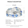FULU AUTUMN - Pulseras apilables con abalorio para mujer, pulsera