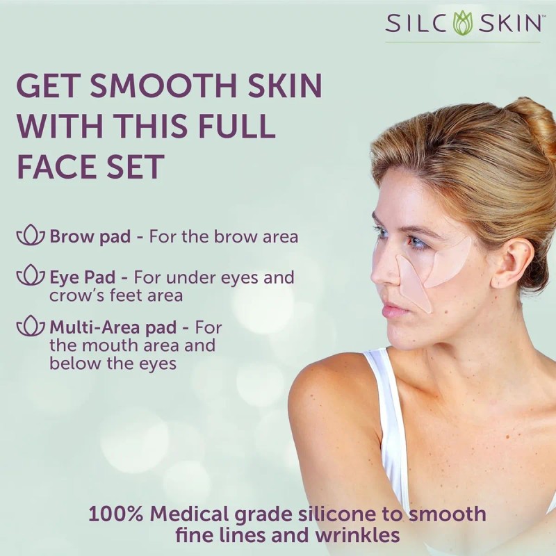 Parches Antiarrugas Reutilizables 7 Pzas Silcskin Mixta