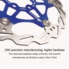 Newgoal Bicycle Disc Brake Disc,180mm Bicycle Brake Disc Mountain Bike