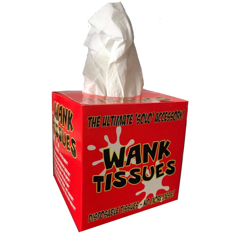 Laughing FOX Products Wank Tissues - Funny Novelty Gifts for