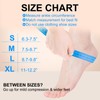 MENG YU QIAN XUN Ankle Compression Sleeves(Pair), Open Toe Socks