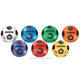 Martin Archery Rubber Nylon Wound Soccer Ball Black/White - Size 4