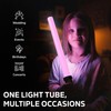 19-Inch 360-Degree RGB LED Light: 9 Colors, 3 White Modes,
