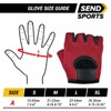 Send Sports Mesh Net Breathable Training Gym Gloves, Mesh Net