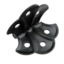 ZCZQC 4PCS Metal Butterfly Hinge Hinge Garden Door Hinge Heavy Duty Hinge Hedge Hinge Fence Hinge Fence Hinge for Cabinet Box Construction Repair Black