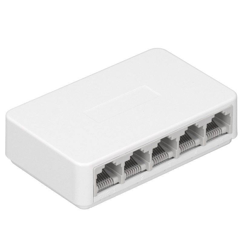 Ethernet Network Switch 5 Ports Ethernet Splitter 1.0Gbps Network Switch