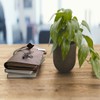 newestor Refillable Leather Journal Travelers Notebook - 8.5 x 4.5