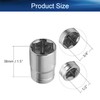Auniwaig 1/2" Drive 3/4" 6-Point Impact Socket,Imperial Chrome Vanadium 2pcs