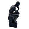 FUNSXBUG 10 Inch Resin The Thinker Statue Thinking Man Sculptures